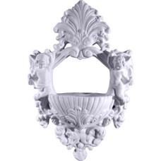 Double Cherub Wall Vase