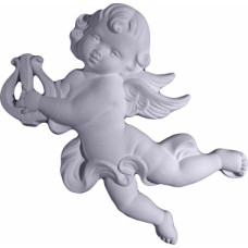 Cherub with Harp Plaque Cherub with Harp Plaque