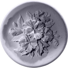 Round Flower Plaque Small