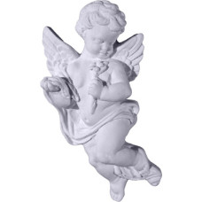 Cherub with Rose Plaque Cherub with Rose Plaque