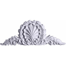 Shell with Laurel Accent Plaque Shell with Laurel Accent Plaque