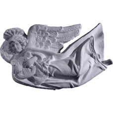 Victorian Angel with Harp Plaque Victorian Angel with Harp Plaque