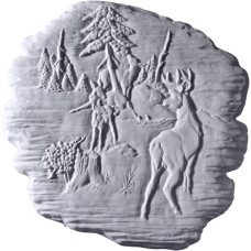 Deer Scene Plaque Deer Scene Plaque
