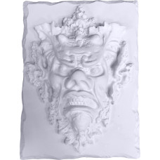 Angry Green Man Plaque