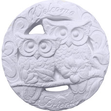 Welcome Friends Owls Plaque