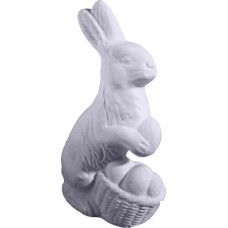 Chocolate Bunny Sitting Up Statue