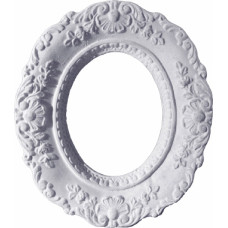 Oval Flowers Frame