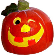 Pumpkin with Leaf Statue Pumpkin with Leaf Statue