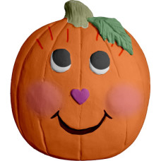 Mrs Pumpkin Face Plaque