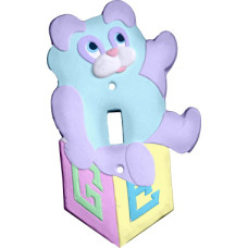 Bear on Block Light Switch Plate Cover