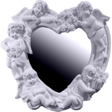 Cherub Heart Wall Mirror