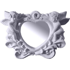 Two Cherub Heart Wall Mirror Two Cherub Heart Wall Mirror