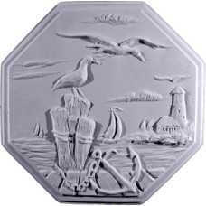 Nautical Octagon Plaque Large Nautical Octagon Plaque Large