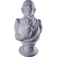 Shakespeare with Book Bust Statue Shakespeare with Book Bust Statue