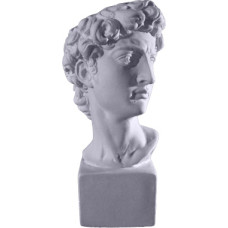 David Bust on Square Base Small Statue David Bust on Square Base Small Statue