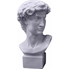 David Bust on Square Base Medium Statue David Bust on Square Base Medium Statue