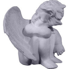 Cherub with Wings Down Statue Cherub with Wings Down Statue