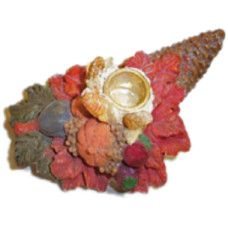 Cornucopia candleholder