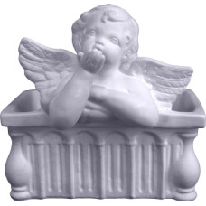 Cherub Blowing Kiss Vase