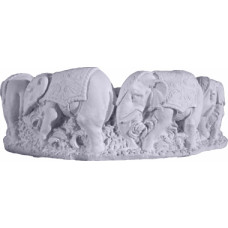 Elephants Go Round Vase