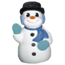 Snowman Waving Statue