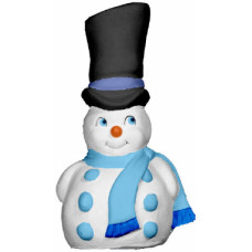 Snowman with Scarf Statue Snowman with Scarf Statue