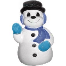 Snowman waving Plaque