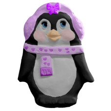 Winter Penguin Girl Plaque Winter Penguin Girl Plaque