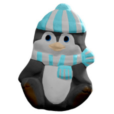 Winter Penguin Boy Plaque Winter Penguin Boy Plaque