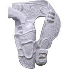 Ornate Gun and Holster Plaque Ornate Gun and Holster Plaque