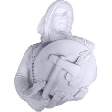 Indian with Hatchet Plaque